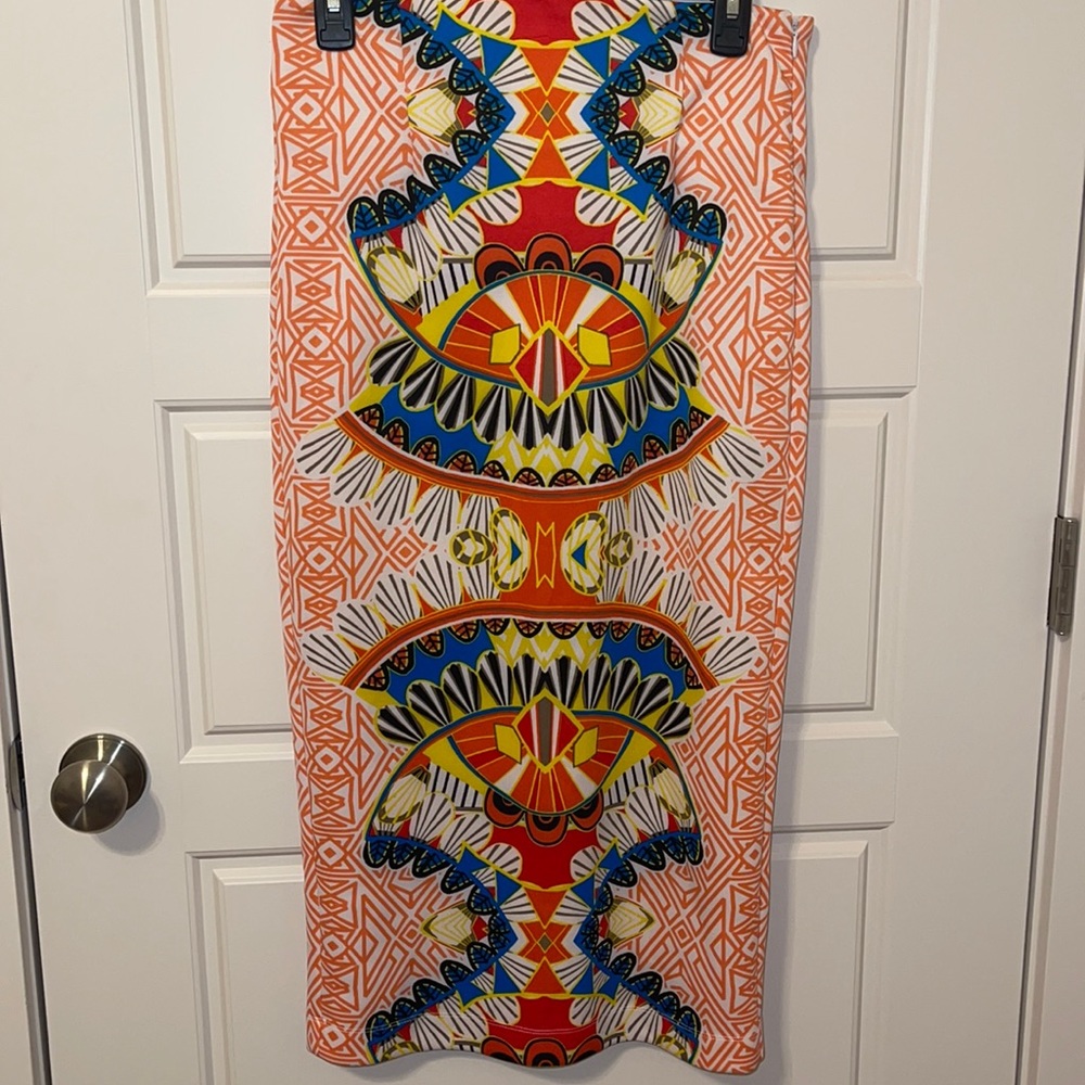 XOXO Worn Colorful Skirt